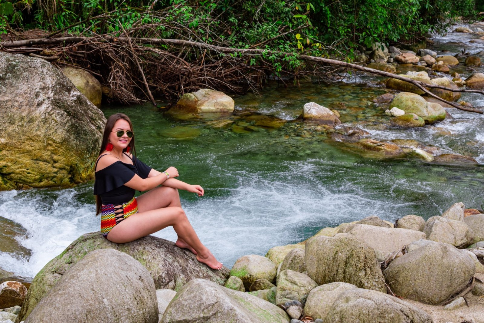 Balneario de la Colonia Isidro Ayora en Mera Pastaza
